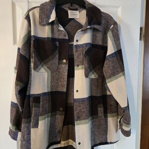 Ashley Outerwear Plaid Jacket